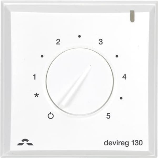 DEVIreg 130 termostat ledningsføler til el-gulvvarme 140F1010 | LavprisVVS.dk