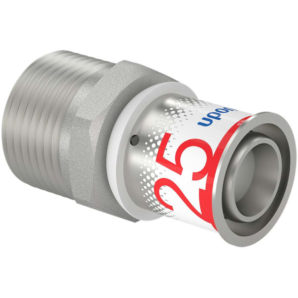 Uponor S-Press Plus overgangsnippel, 25 mm x 1"