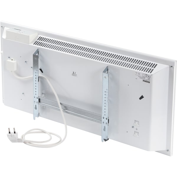 H El-radiator med termostat WiFi 1200W/230V, Hvid - 15 m² | 410045 | BilligVVS.dk