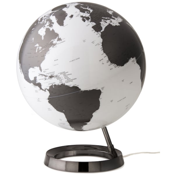 Chrome globus med lys, sort CHARCOAL BilligVVS.dk