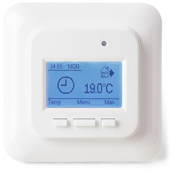 holdall sovjetisk sanger Heat-Com HC71 intelligent termostat for el gulvvarme | 53001701 |  BilligVVS.dk