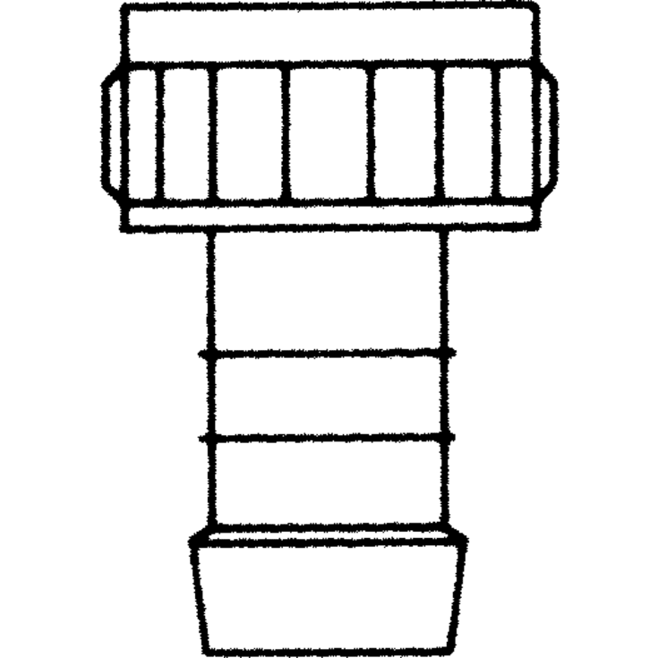 Forskruening 1/2" - 1/2", messing