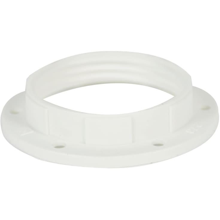 Omkretsring 57 mm hvit for kronesokkel E27
