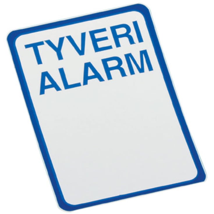 Tyveri Alarm Skilt AP999