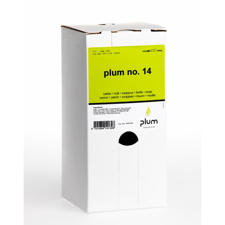 Plum 14 cremesæbe til dispenser, 1,4 liter