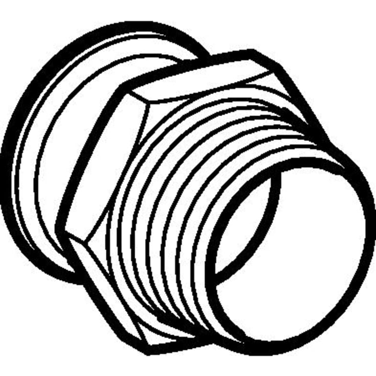 22 mm x 1&quot; Overgang CU-hylse/nippel Mapress