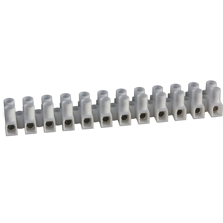 Klemrække 12-polet, 2,5 mm²