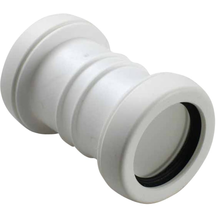 Ostendorf muffe, Ø50 mm, plast, hvit