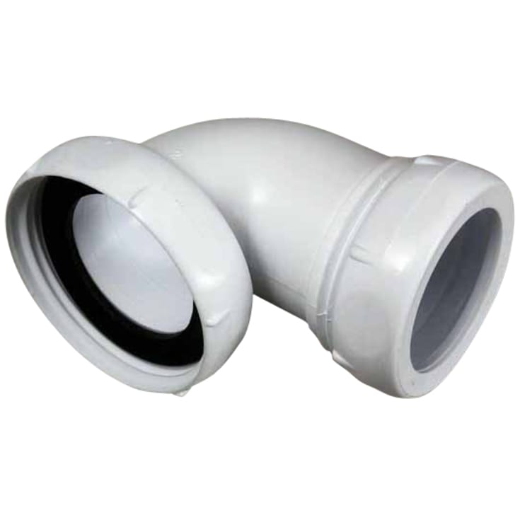 1,1/2&quot; x 32 mm Hvit plastvinkel