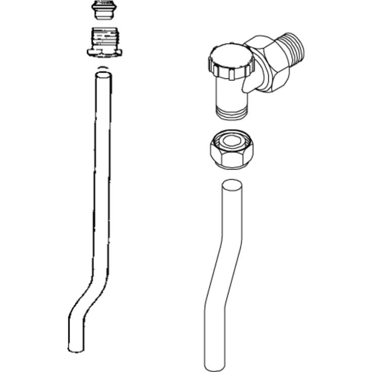 Gabotherm 12 mm stålrörssats 76 mm