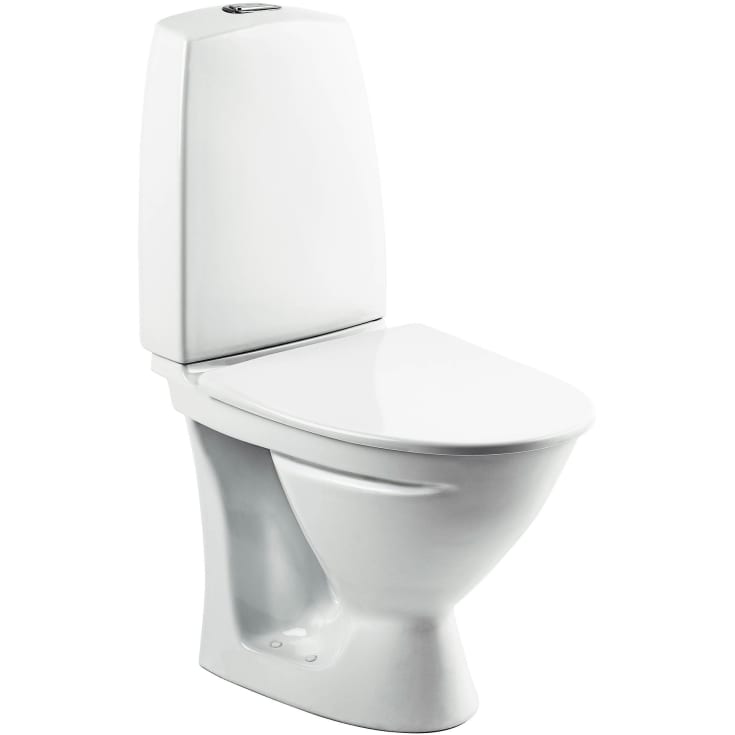 Ifö Sign kompakt toilet, rengøringsvenlig, hvid