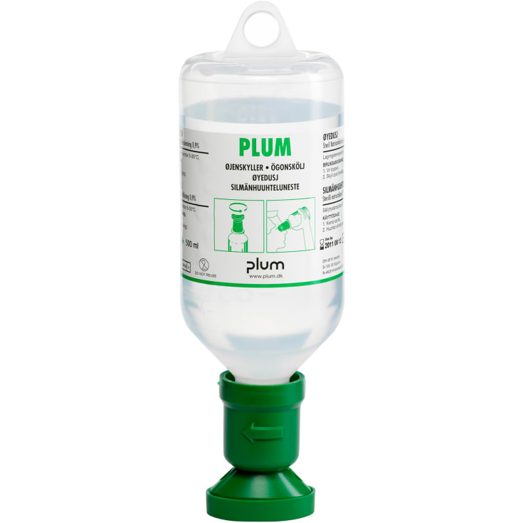 Plum øyedusjflaske, 500 ml