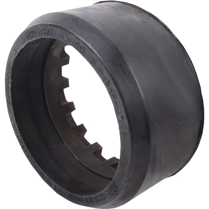 Lauridsen 110 mm EDPM overgang til leirhylse, uten gummiring
