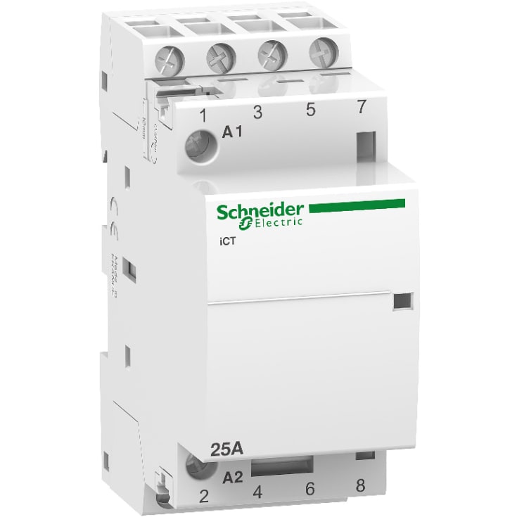 Modulkontaktor ICT 25A 4 slutte 230V