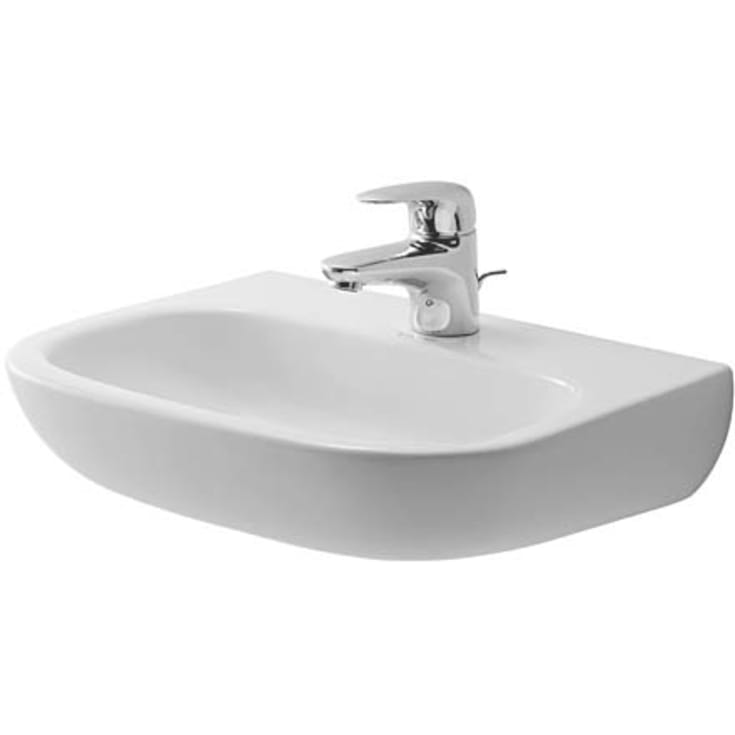 Duravit D-Code tvättställ, 45x34 cm, vit