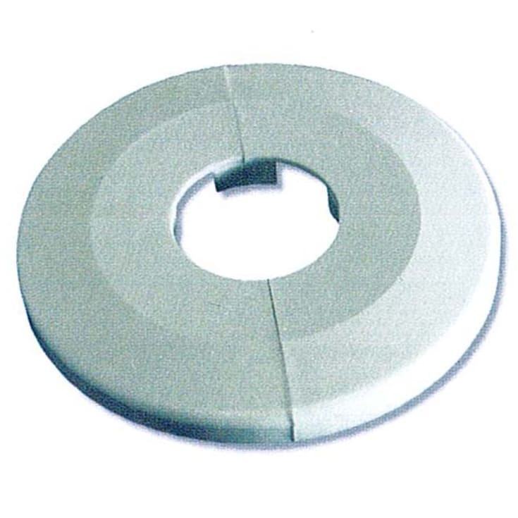 15/16 mm plastrosett 2-delt hvit Ø85