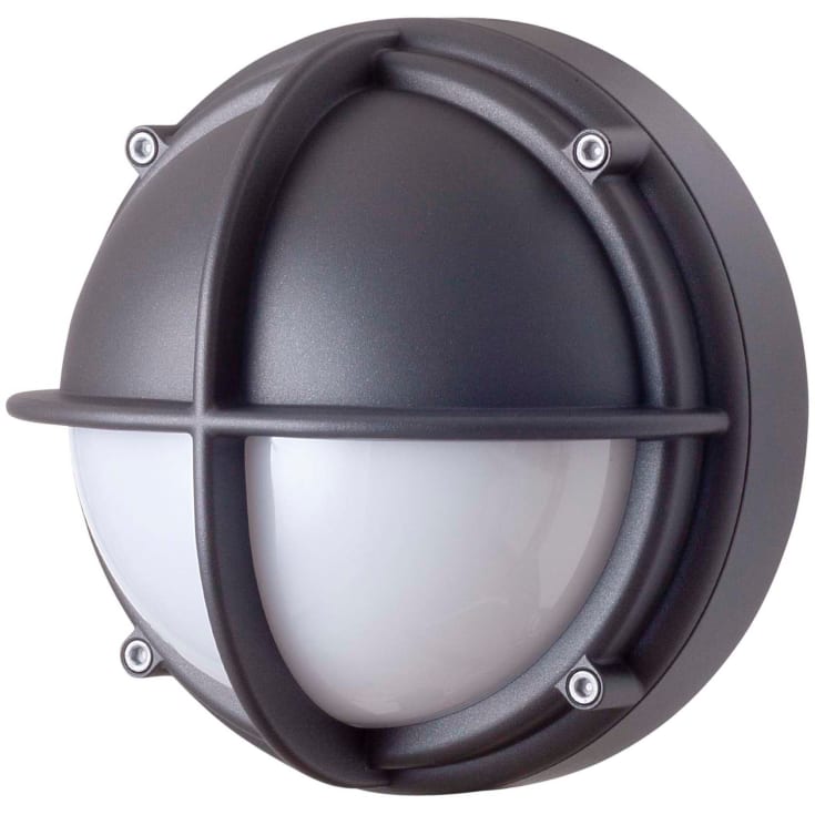 Louis Poulsen skotlampe, 3000K, halvskærmet, opal grå