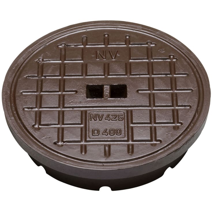 NV 425 mm dæksel uden pakning og lås, 40 t, GG