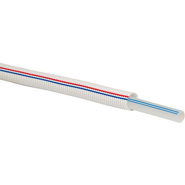 50 meter Uponor universal pex rör-i-rör til vatten och värme, 16 mm