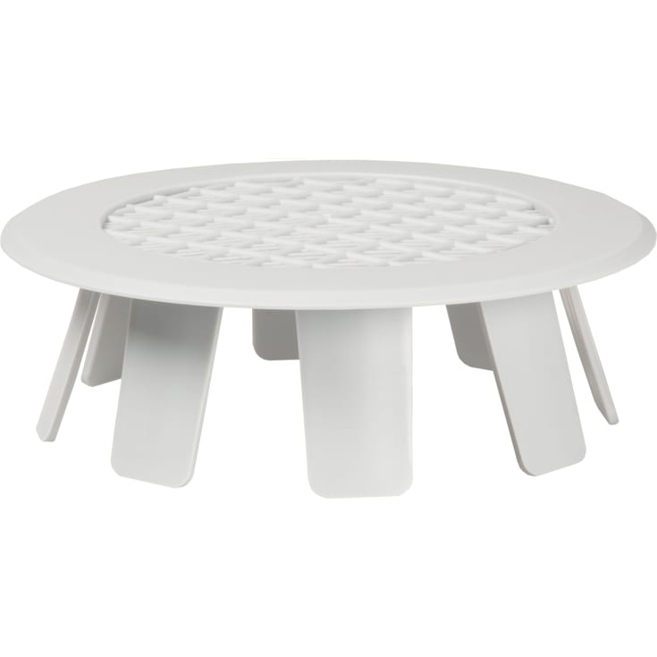 Fresh dräneringsrörsventil, Ø100 mm, med fläns, grå