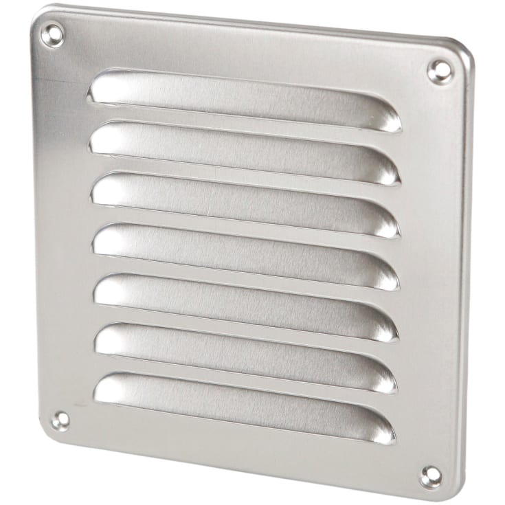 Fräscht metallgaller 155 x 155 mm aluminium