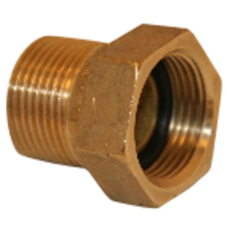Forlengelsesstykke 27 mm med pakning avsinkingsbestandig messing