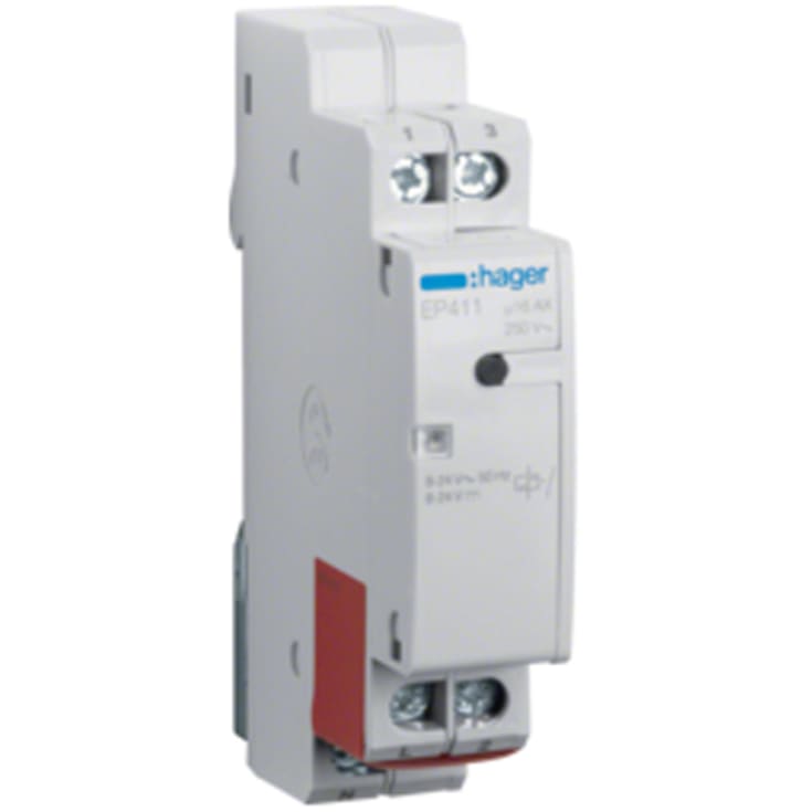 Vipperelé Elektronisk 16A 1 kontakt 8–24V AC/DC