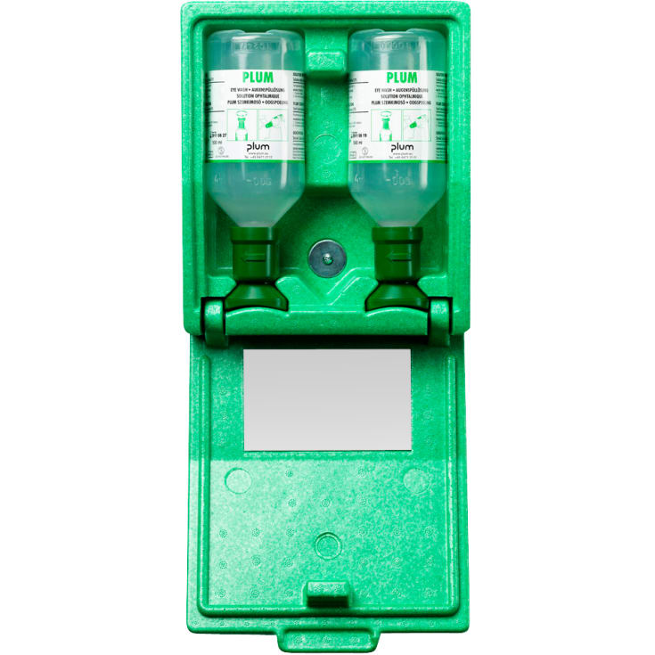 Plommon ögonduschstation, 2 x 500 ml