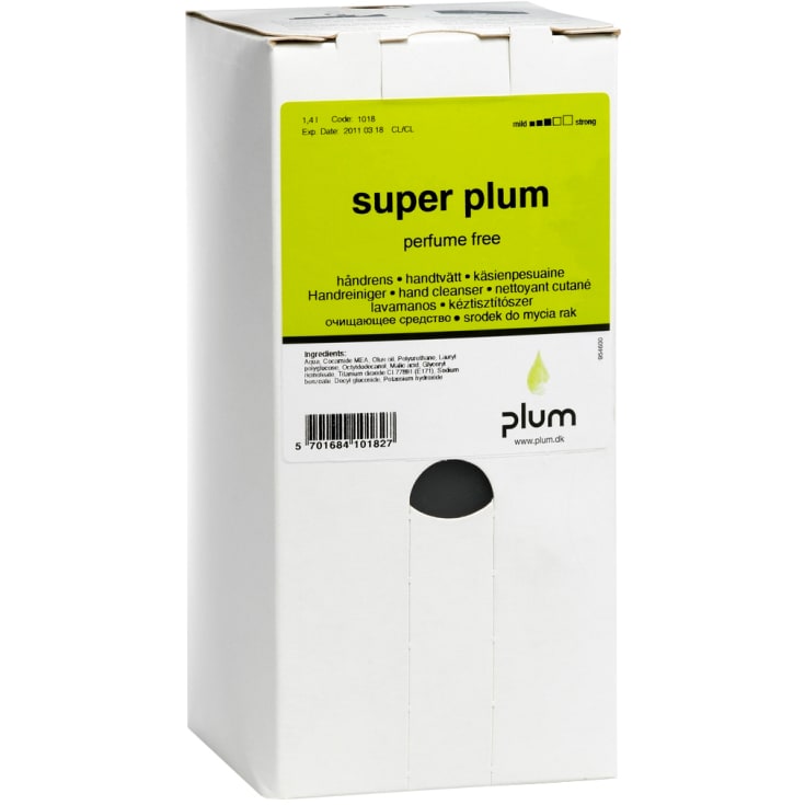 Plum Super håndrens, hvid, uden parfume, 1400 ml