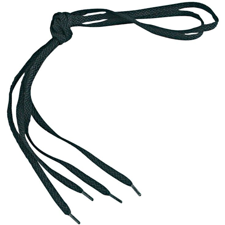 Euro-Dan snørebånd rundt sort/grå 110cm
