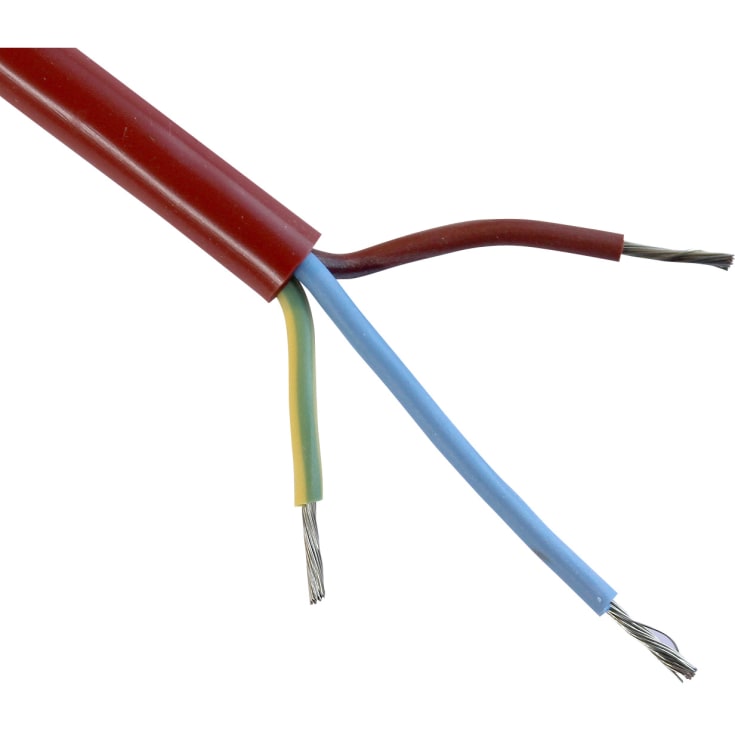 Silikonekabel til halogenspot 3G1,5