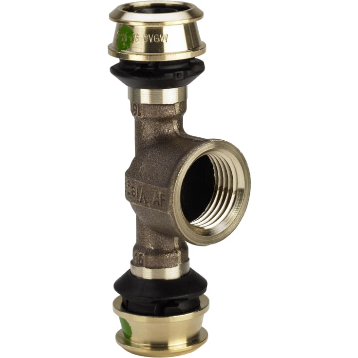 Raxofix t-stykke med fm 63 x 1&quot; x 63 mm