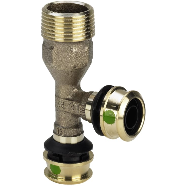 5 stk Raxofix t-stykke med fm 1/2&quot; x 16 x 16 mm