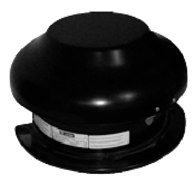 Takvifte TKC 300 svart med EC-motor 230 V