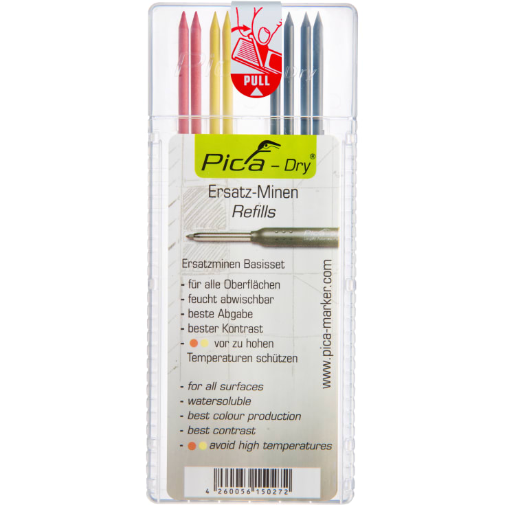 Pica Dry stifter til dybhuls marker - farvede