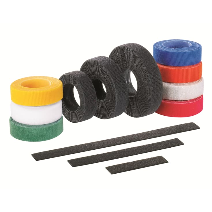 Velcro Bånd 19 mm x 5 meter sort HLS-15R0