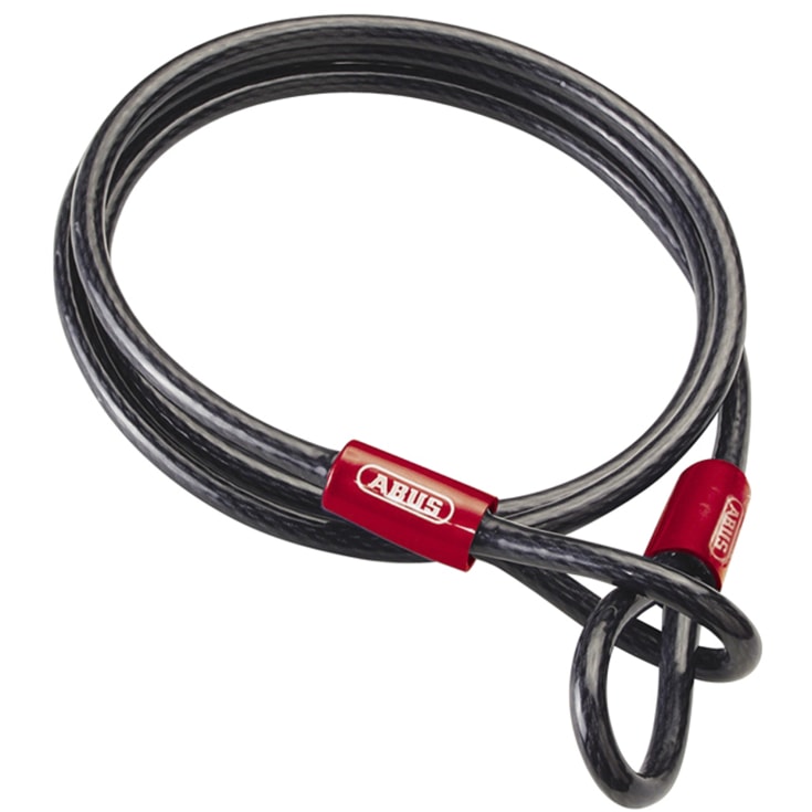 Abus Cobra wire, 5 meter, sort