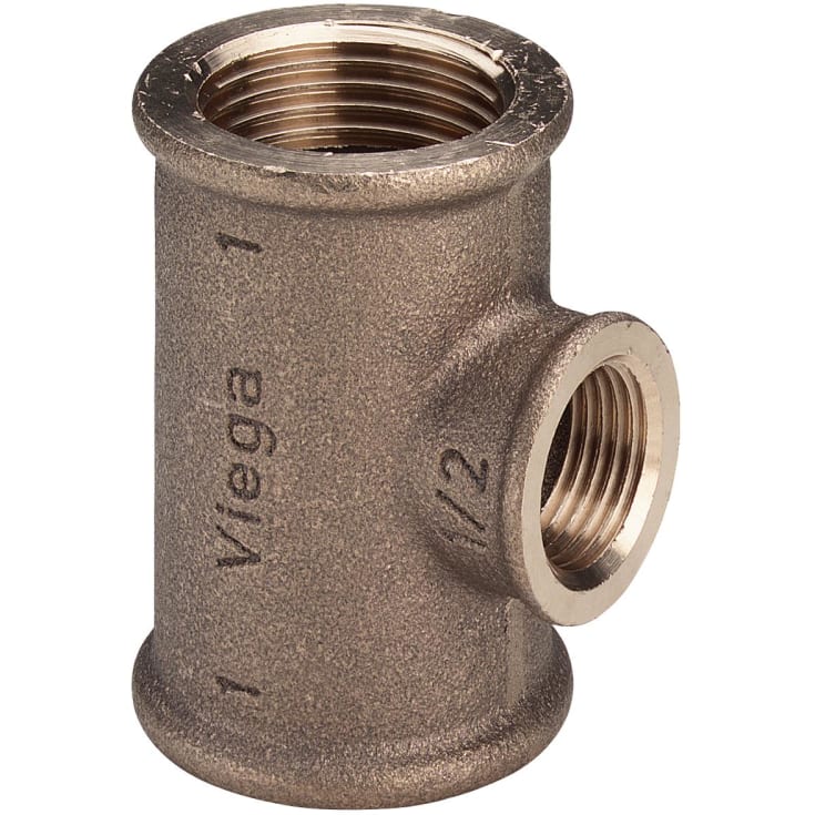 Rödgods t-rör 1 1/2"