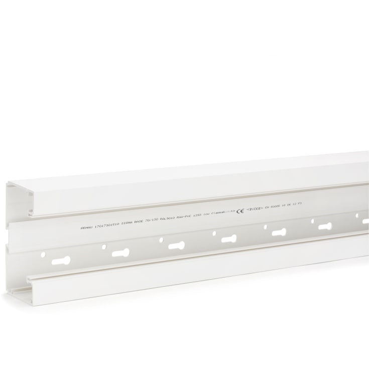 2 meter Kanalbund Signa Base70/130 perlehvid