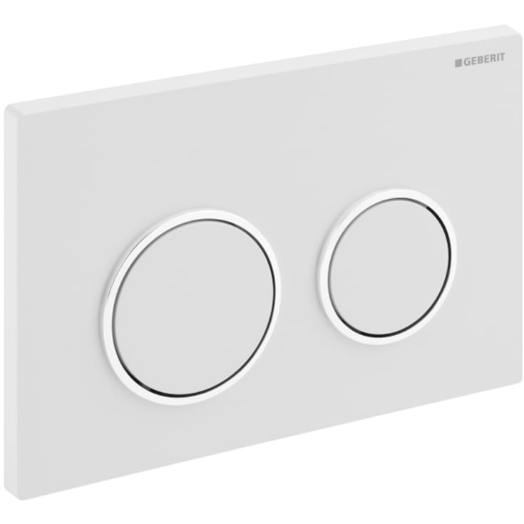 Geberit Kappa 21 spolplatta, vit/krom