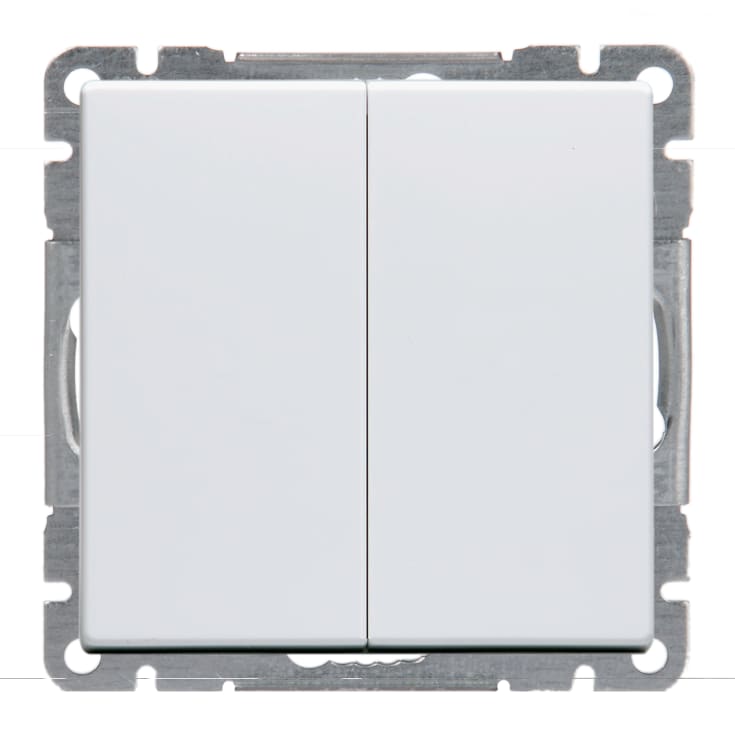 ABB Impressivo Hvid Afbryder Krone, 1 modul