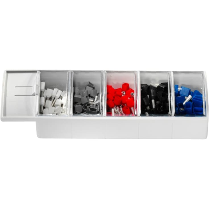 Sortimentskasse med isol. tyller i slidebox TD0525TWIN (W)