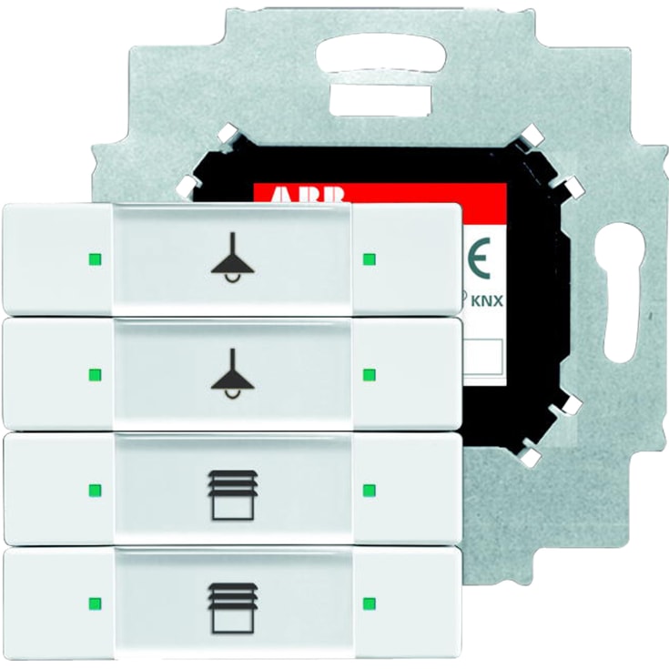 KNX Kontrollelement 4-touch davos/studio hvit
