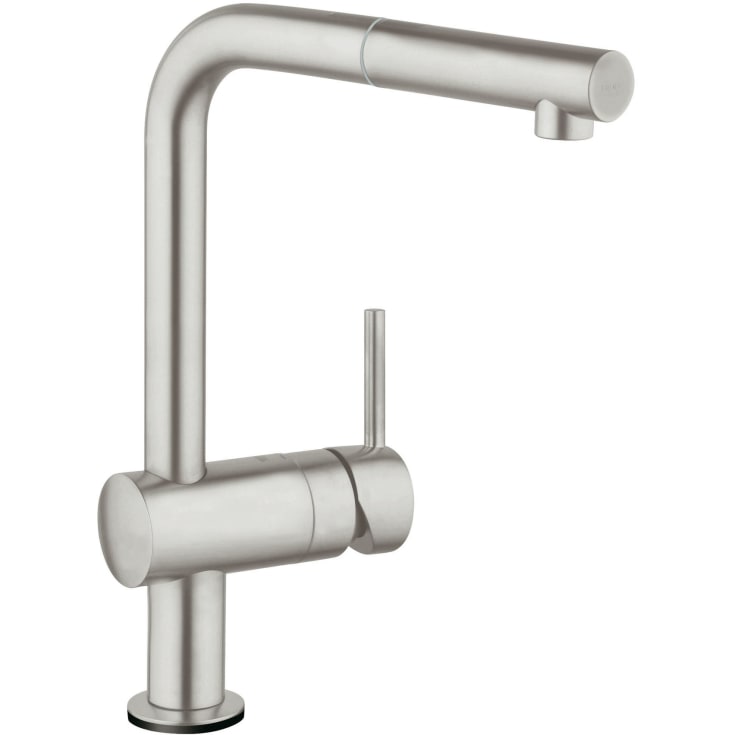 Grohe Minta Touch köksblandare, utdragbar pip, borstat stål
