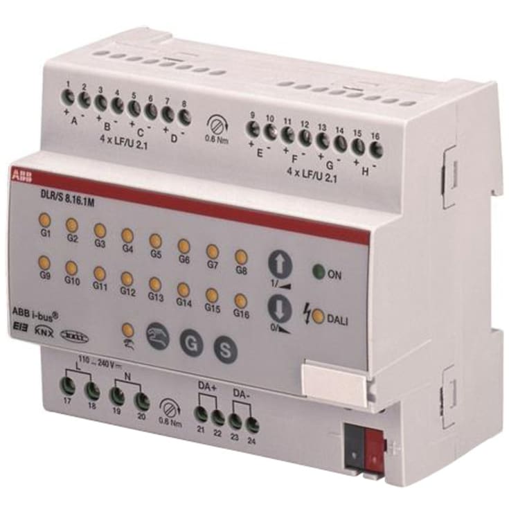 KNX Dali lyskontroller 8-kanals mdrc