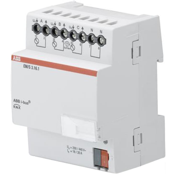 KNX Energimodul 3-Kanals mdrc