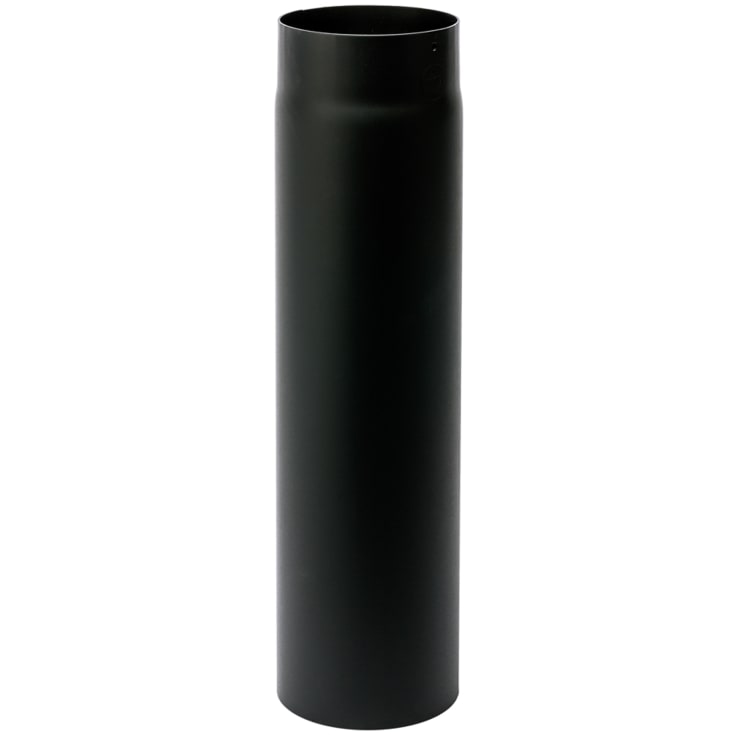 130 mm Metalbestos svart røykrørlengde 1000 mm x 2 mm