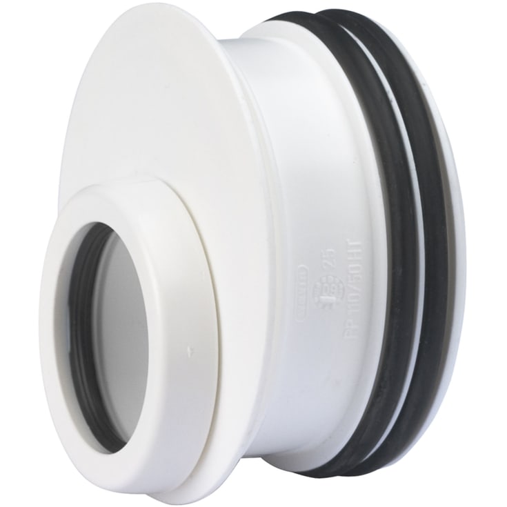 50 x 32 mm Overgangs universal hvit Wavin