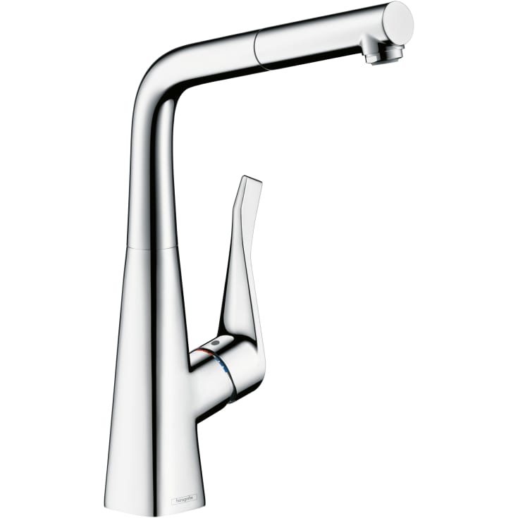 Hansgrohe Metris M71 köksblandere, utdragbar pip, stål