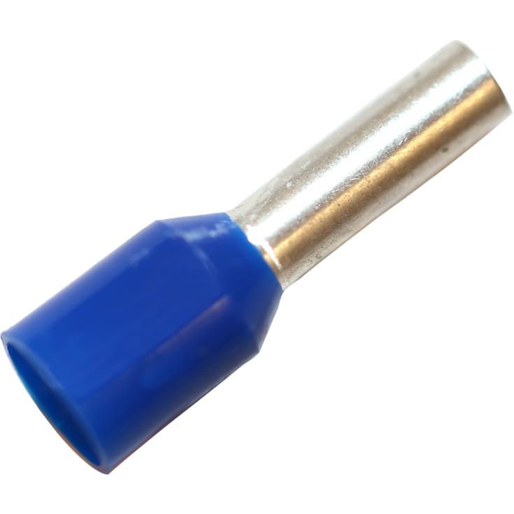 100 stk Tylle Isolerede 2,5 mm² blå A2,5-8ET